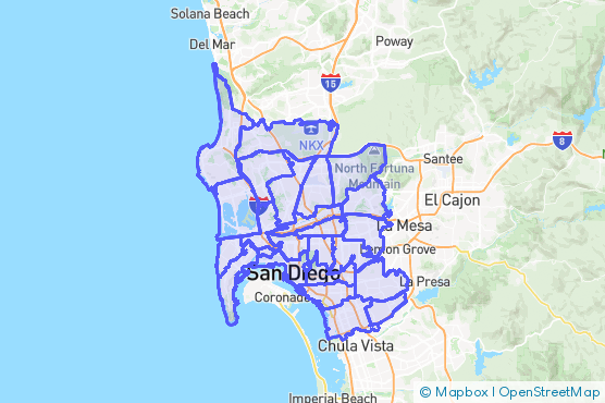 Service Area Map