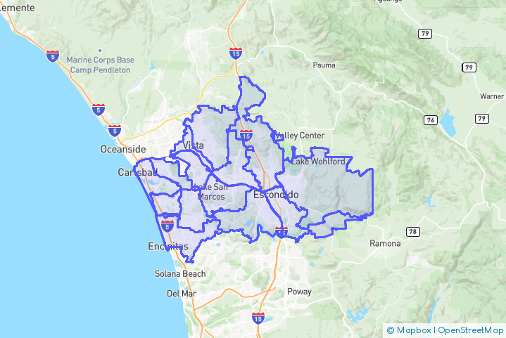 Service Area Map