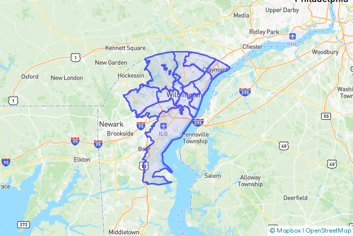 Service Area Map