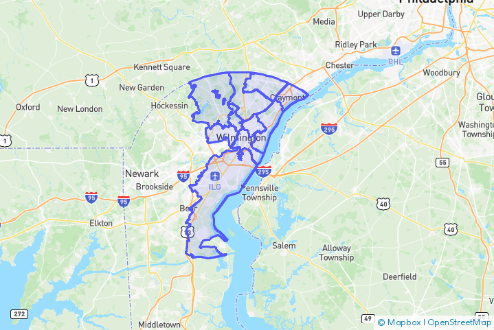 Service Area Map