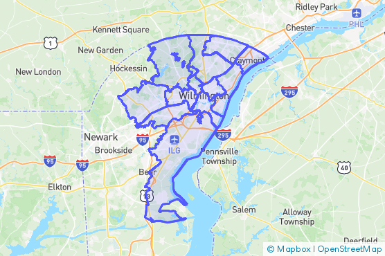 Service Area Map