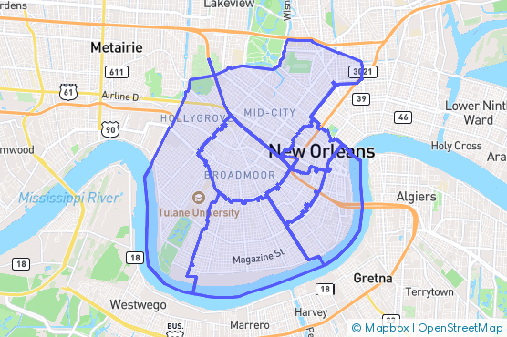 Service Area Map