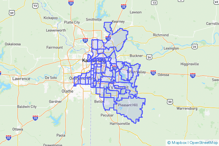 Service Area Map