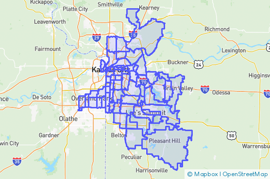 Service Area Map