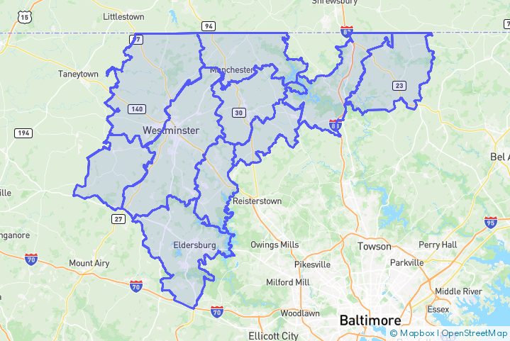Service Area Map