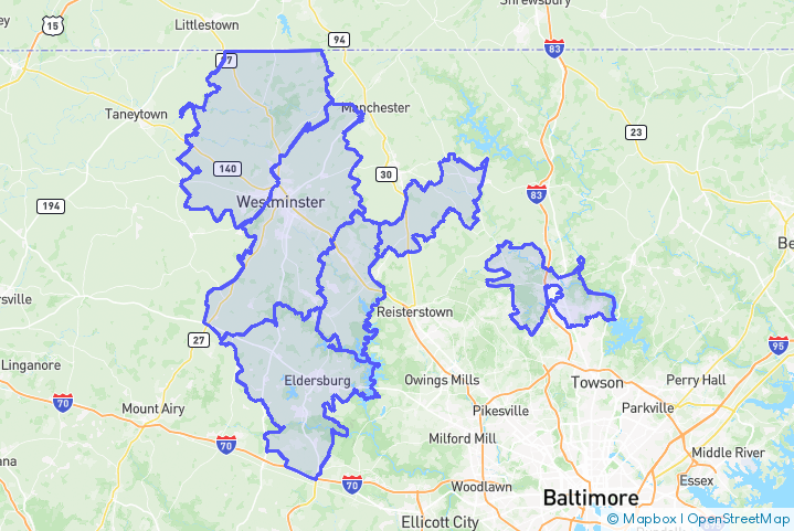 Service Area Map