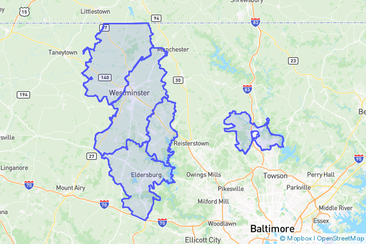 Service Area Map