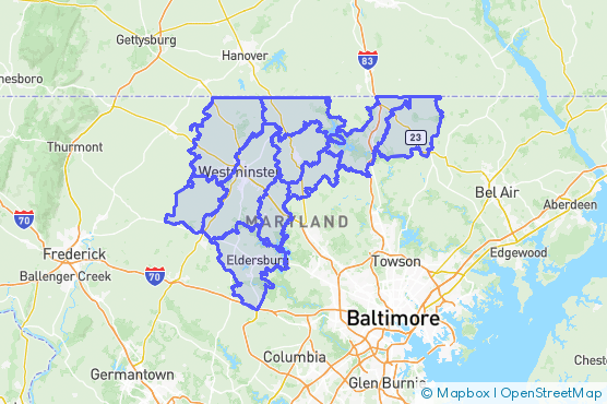 Service Area Map