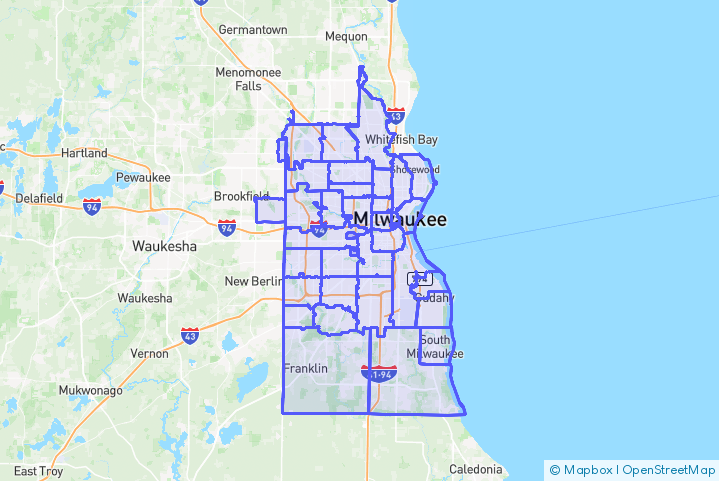 Service Area Map