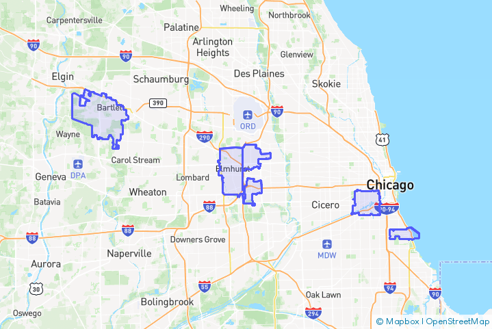 Service Area Map