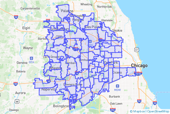 Service Area Map