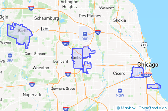 Service Area Map