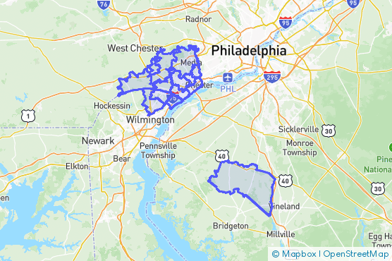 Service Area Map