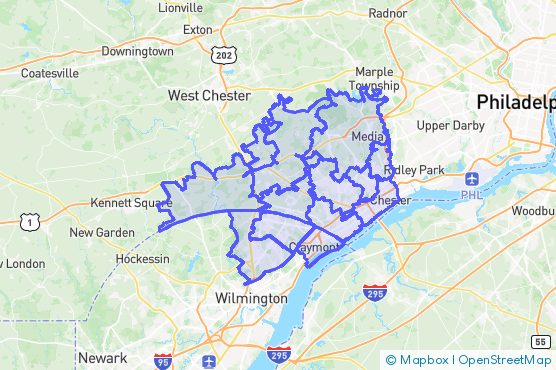 Service Area Map