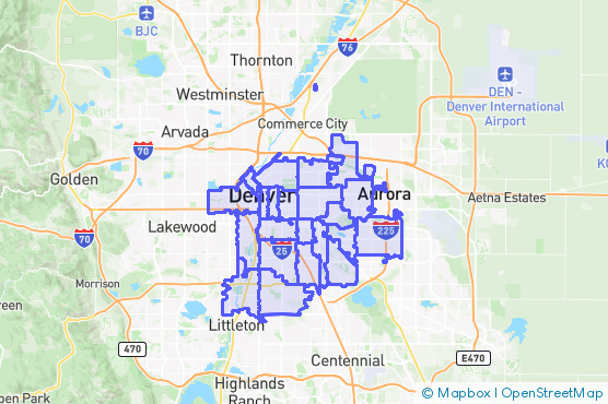Service Area Map