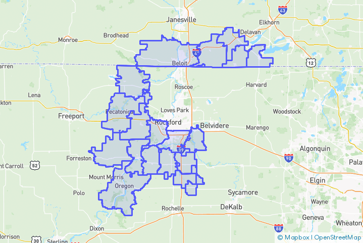 Service Area Map