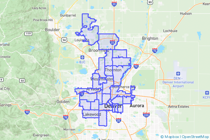 Service Area Map