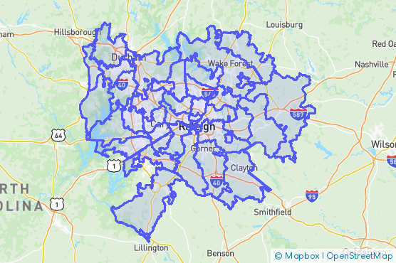 Service Area Map