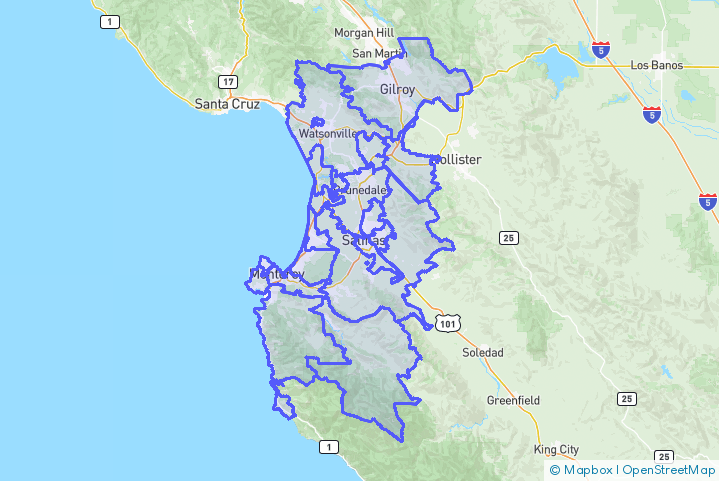Service Area Map