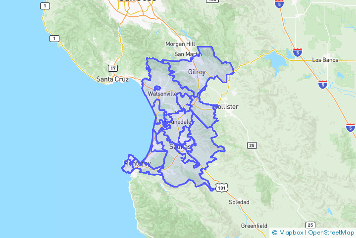 Service Area Map