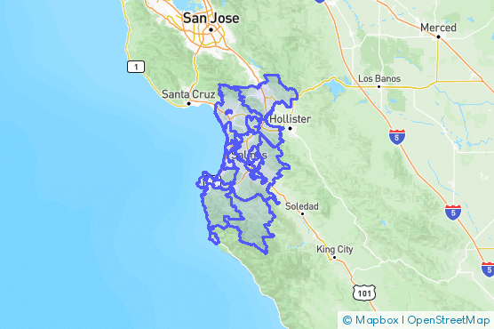 Service Area Map