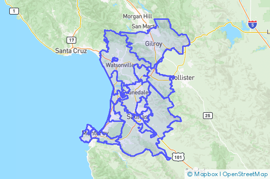 Service Area Map