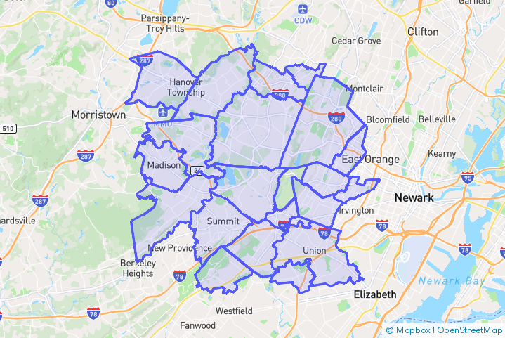 Service Area Map
