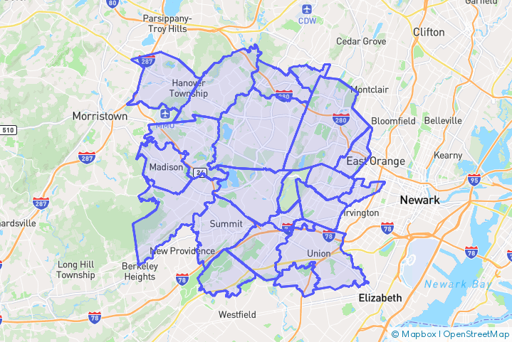 Service Area Map