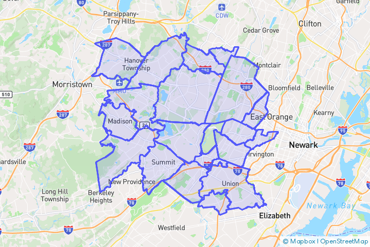 Service Area Map