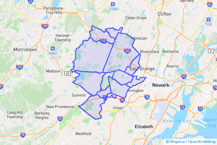 Service Area Map
