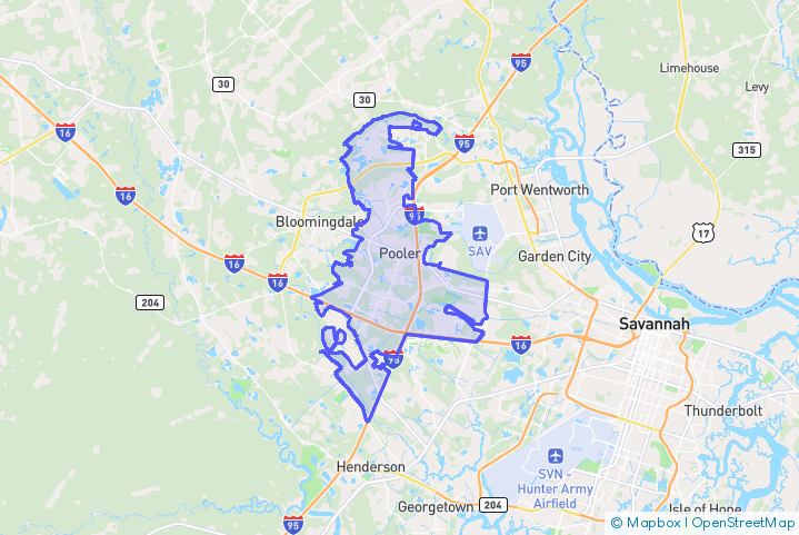 Service Area Map