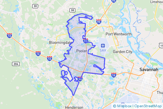 Service Area Map