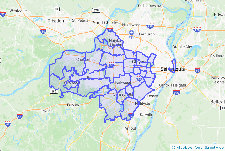 Service Area Map