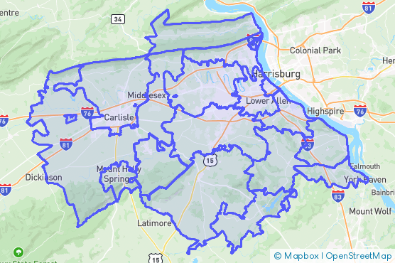 Service Area Map