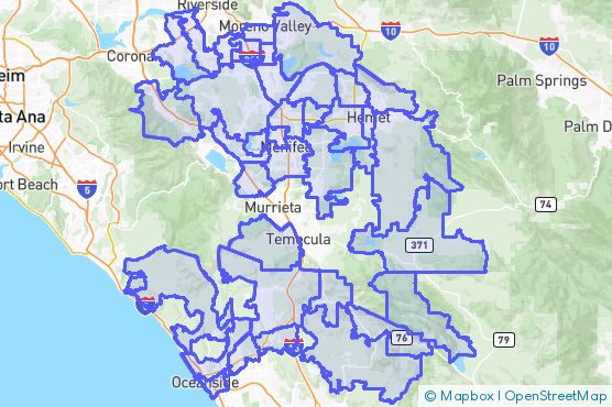 Service Area Map