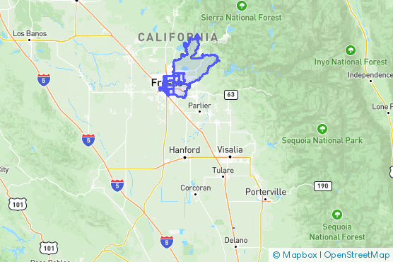 Service Area Map