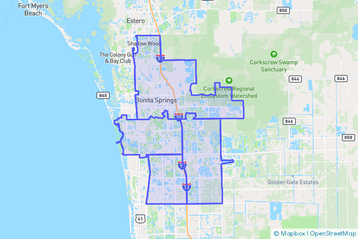 Service Area Map