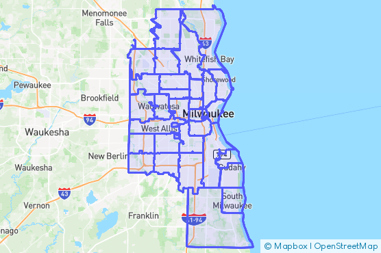 Service Area Map