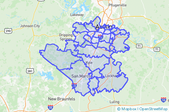 Service Area Map