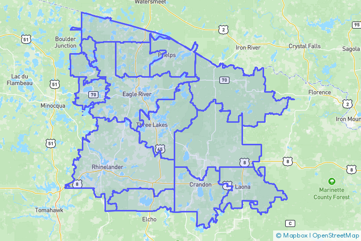 Service Area Map