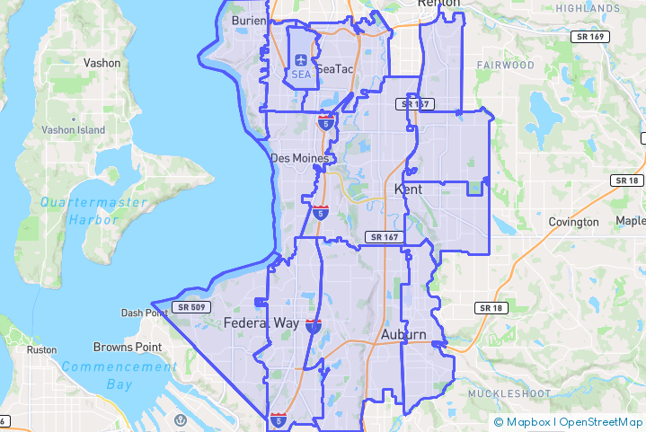 Service Area Map