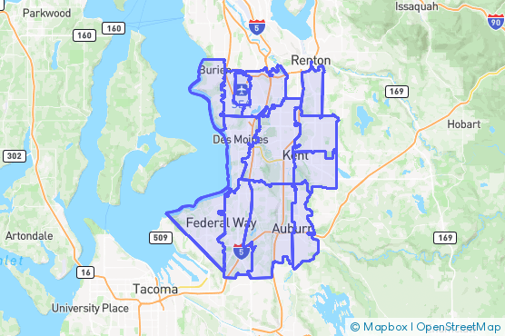Service Area Map