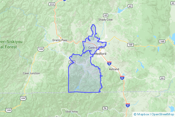 Service Area Map