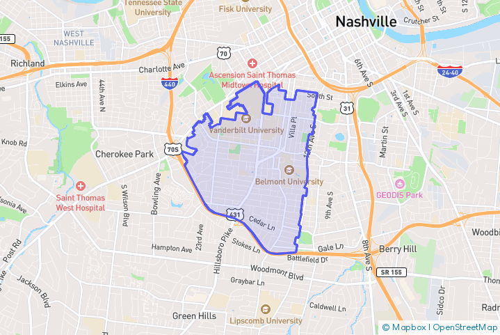 Service Area Map
