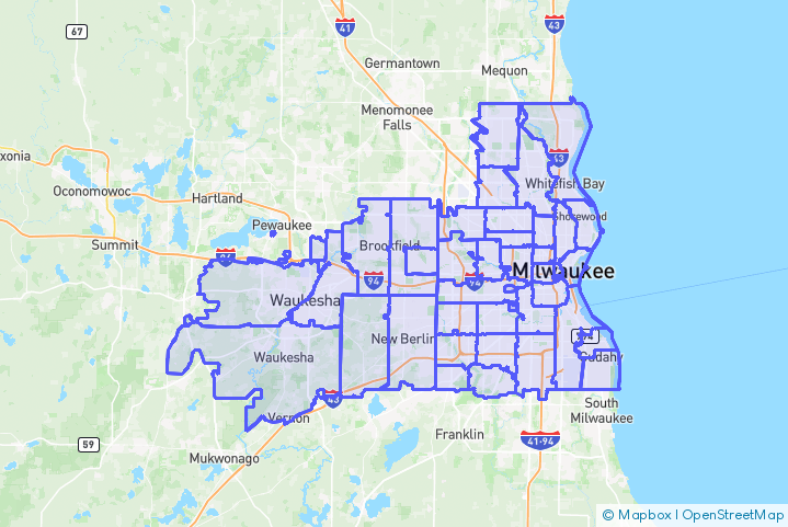 Service Area Map
