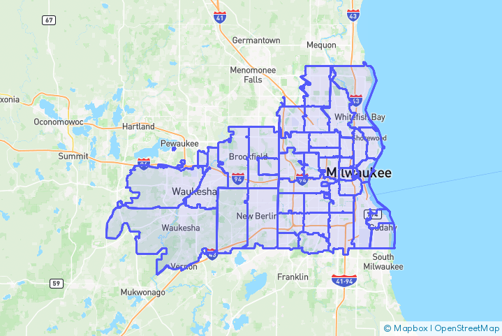 Service Area Map