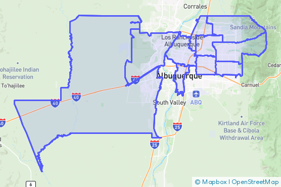 Service Area Map