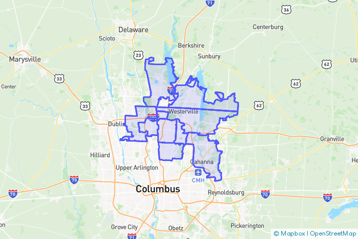 Service Area Map