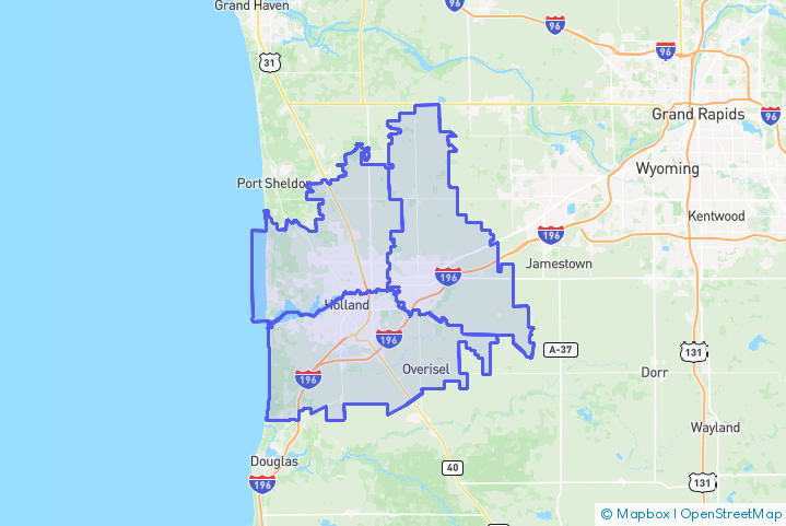 Service Area Map