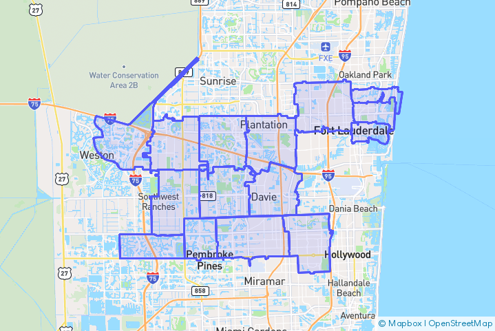 Service Area Map